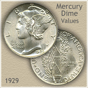 1929-D Mercury Dime VF SKU#2296