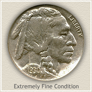 1930 Nickel Extremely Fine Condition