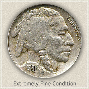 1931 Nickel Extremely Fine Condition