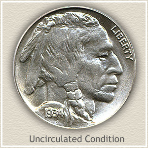 1934 Nickel Uncirculated Condition