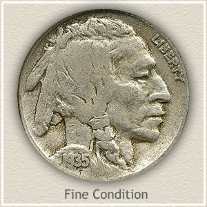 1935 Nickel Fine Condition