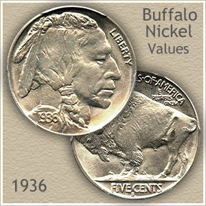 1936 Buffalo Nickel Value Chart