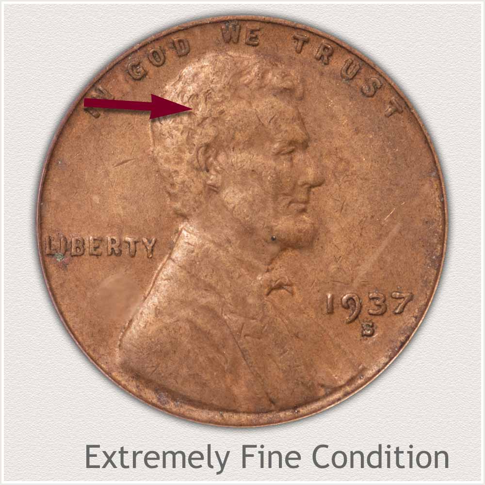 Extremely Fine Grade Lincoln Penny