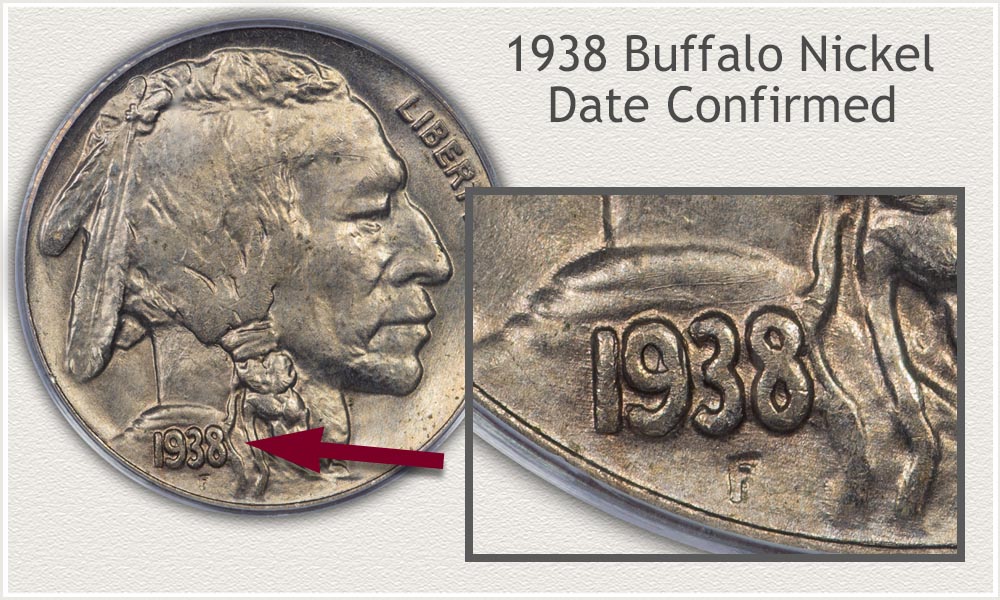 Date Location on a Buffalo Nickel