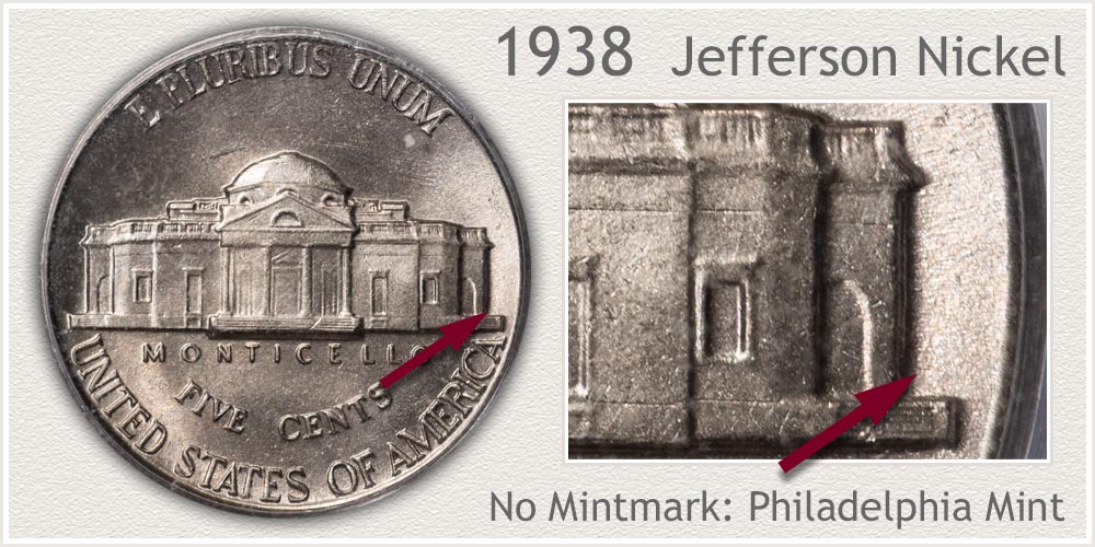 1938 Jefferson Nickel