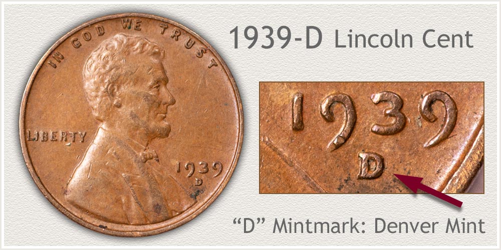 1939-D Lincoln Penny