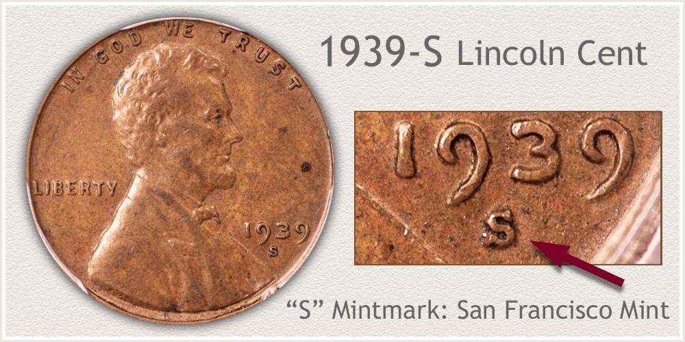 1939-S Lincoln Penny