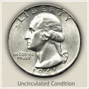 1941 Quarter Uncirculated Condition