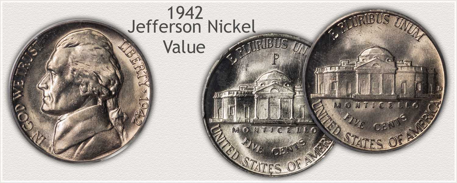 1942 Jefferson Nickels