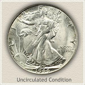 1944 Liberty Half Dollar Value Chart