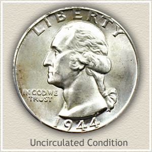 1944 Quarter Uncirculated Condition