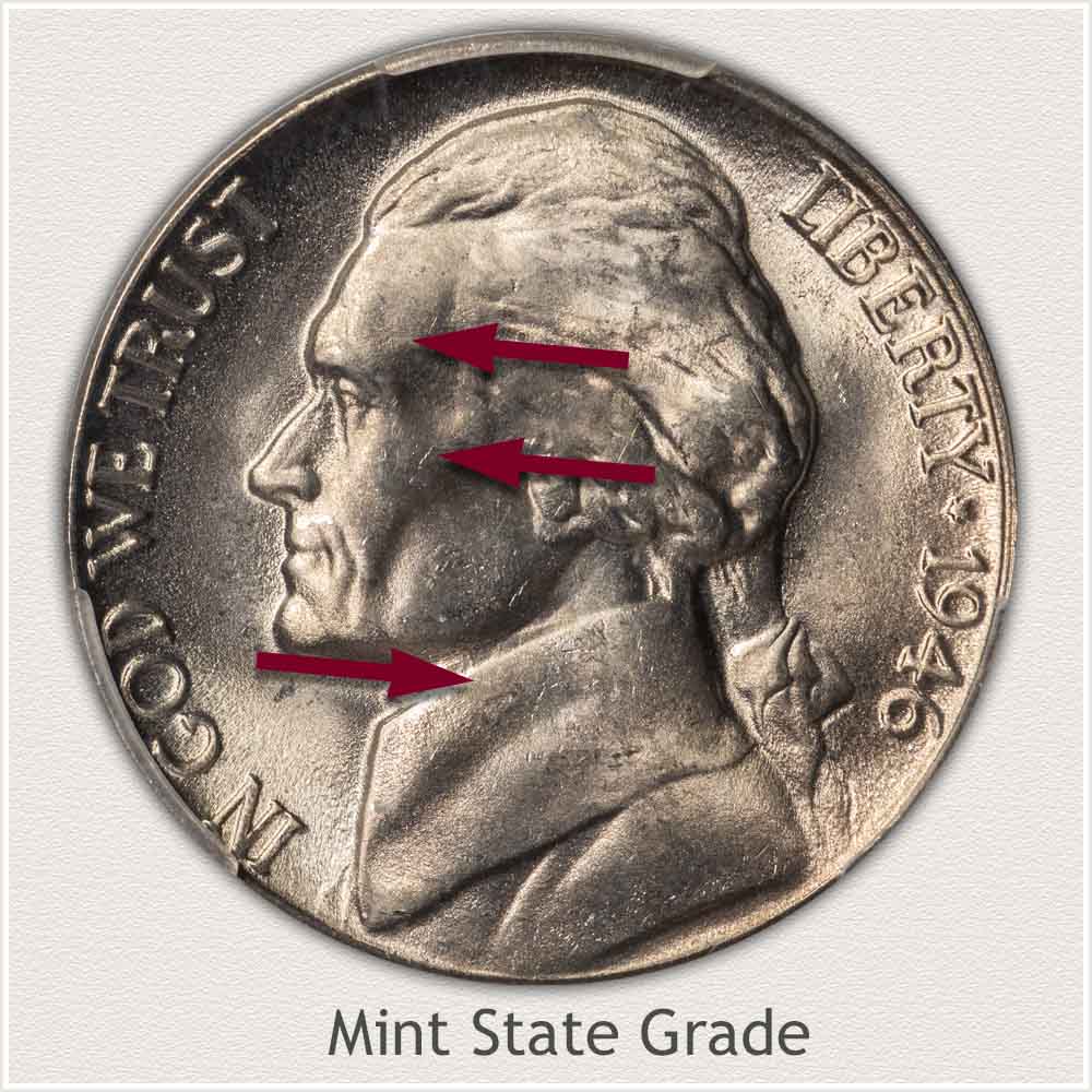 1946 Jefferson Nickel Mint State Grade