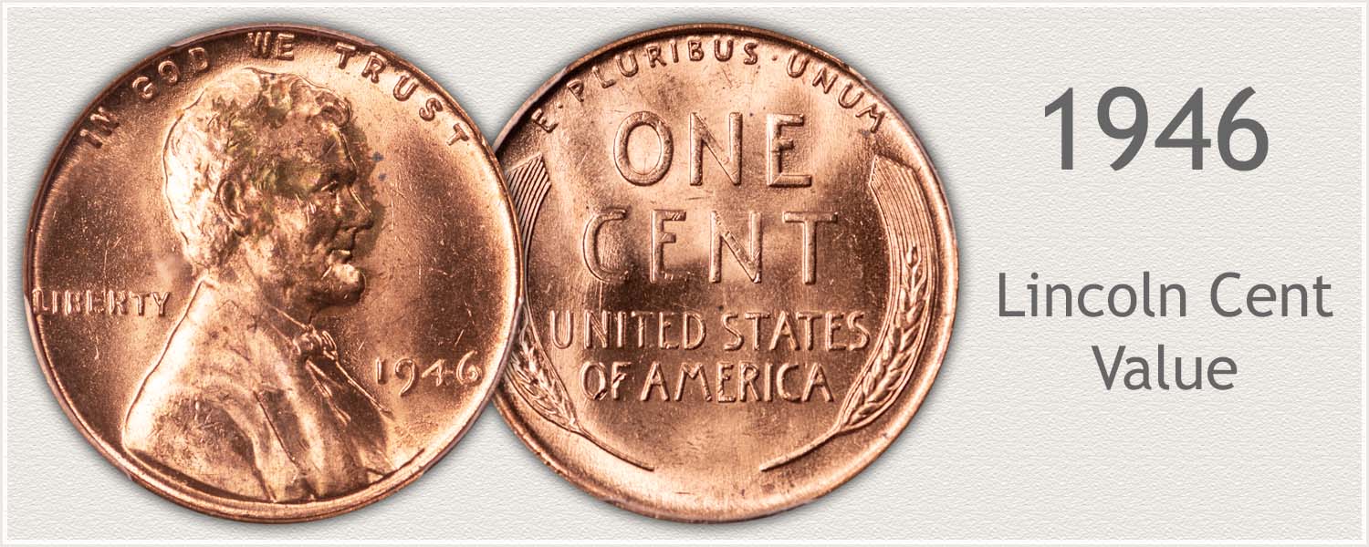 1946 Lincoln Wheat Cent Beautiful Choice Uncirculated Red Priced Right FREE S&H 