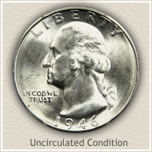 1946 Quarter Uncirculated Condition