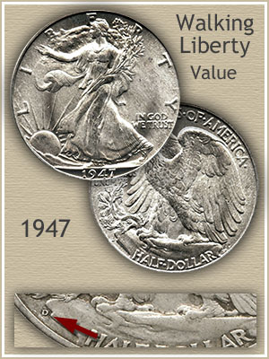 1947 Half Dollar Value Chart