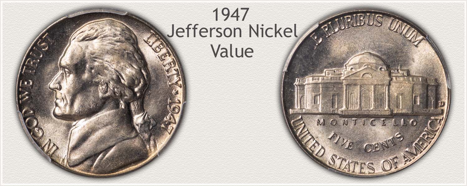 1947 Jefferson Nickel Error