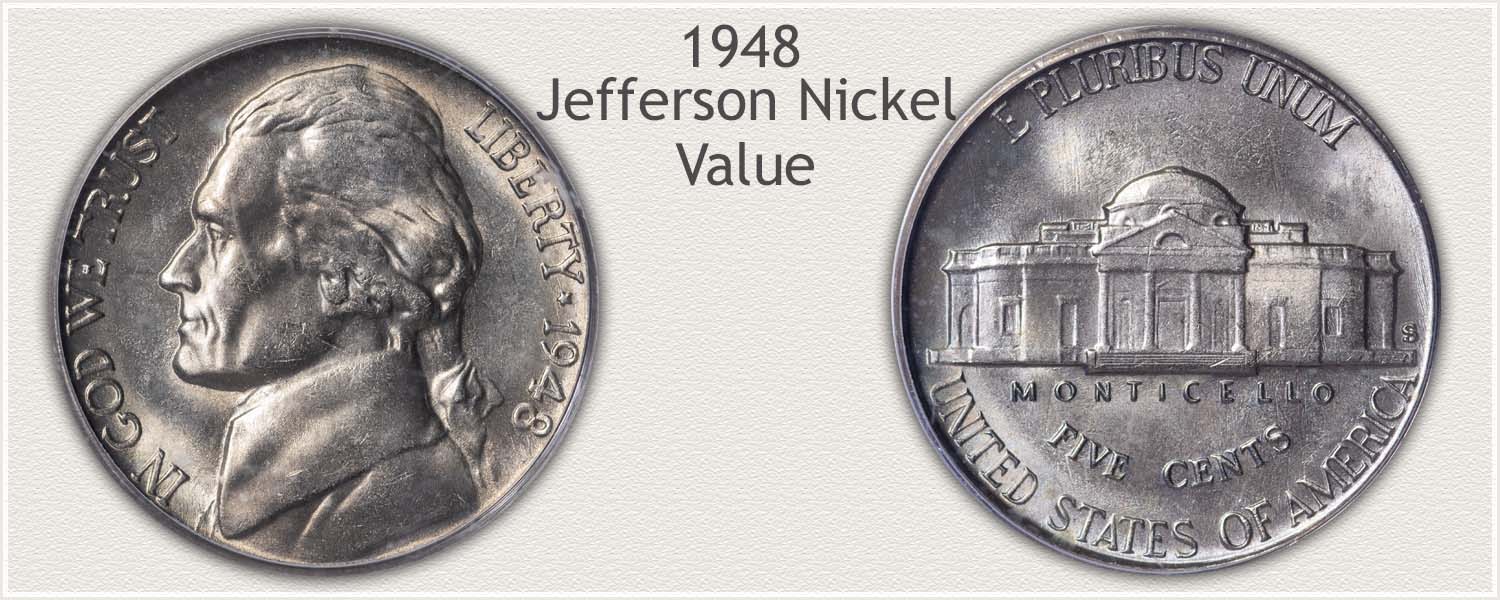1948 Jefferson Nickel