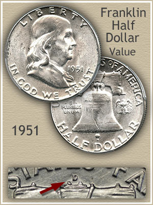 picture 1958 Ben Franklin Half Dollar Worth 1951 franklin half dollar value