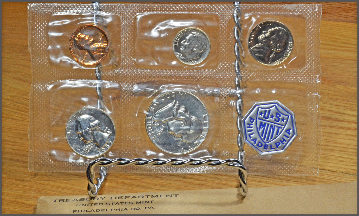 Flat Pack. PROOF SET 1955 U.S