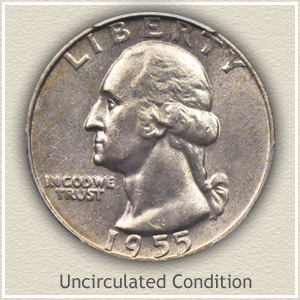 1955 Quarter Uncirculated Condition