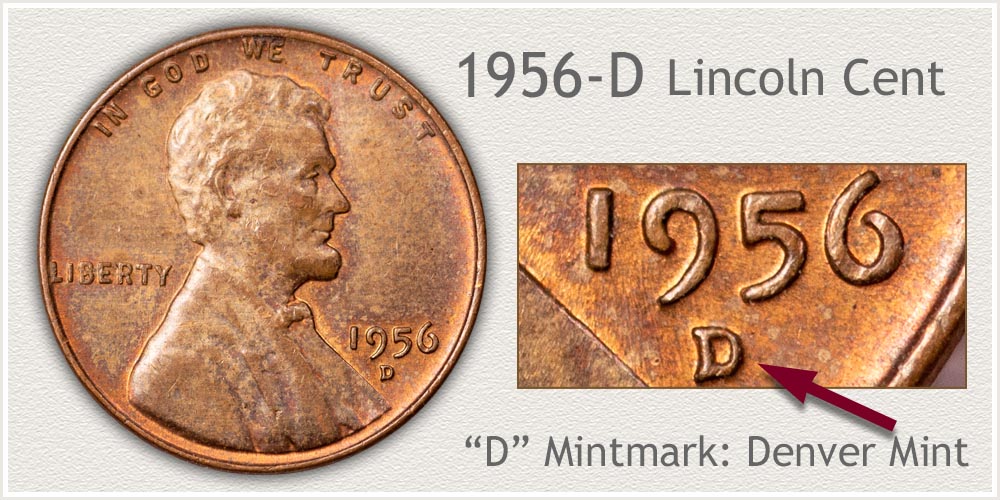 1956-D Lincoln Penny