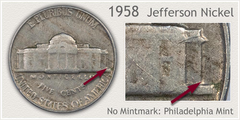 1958 Jefferson Nickel