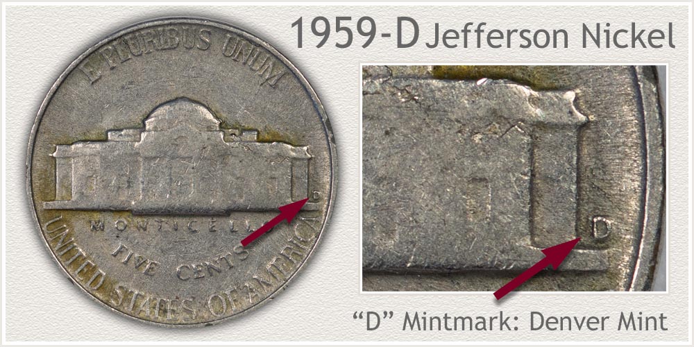 1959-D Jefferson Nickel