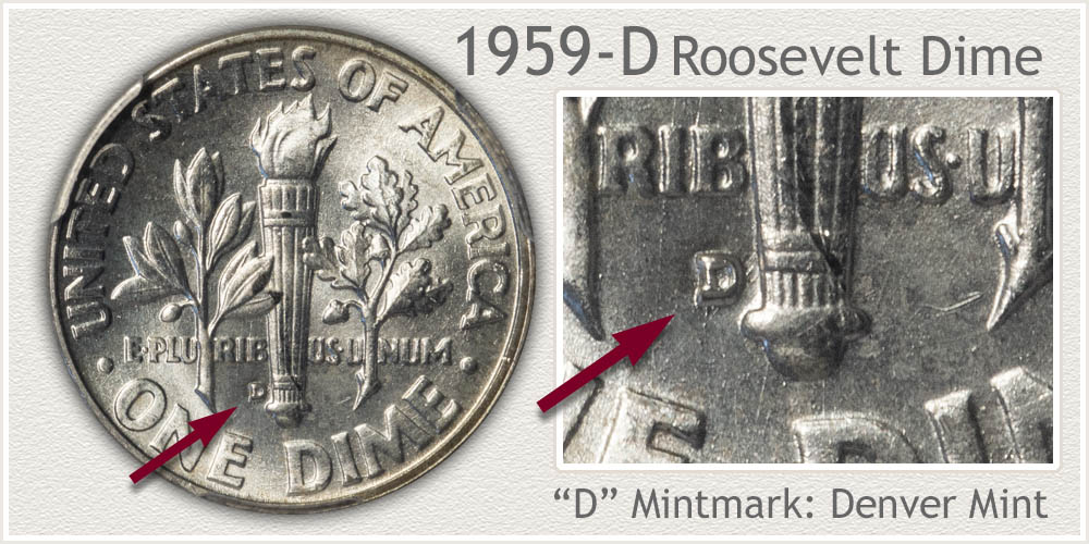 1959-D Roosevelt Dime