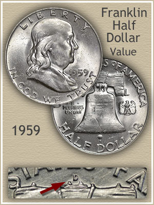 1960 Half Dollar Value Chart