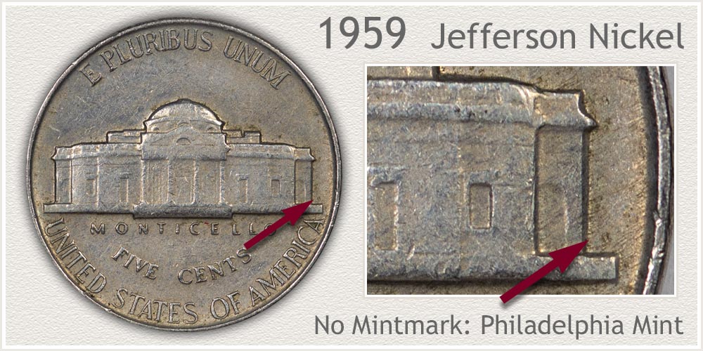 1959 Jefferson Nickel