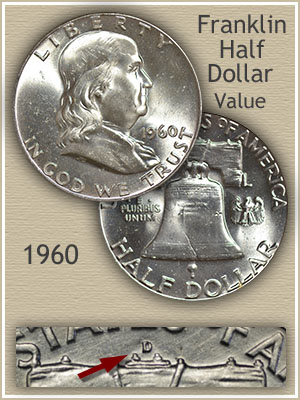 1960 Half Dollar Value Chart
