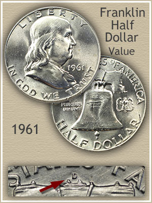 1961 Silver Dollar Value Chart