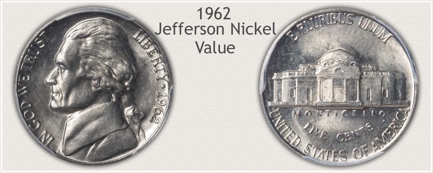 15% off 5+ 1962 P Jefferson Nickel BU From Mint Roll 