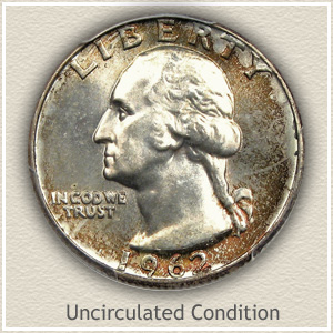 1962 Quarter Uncirculated Condition
