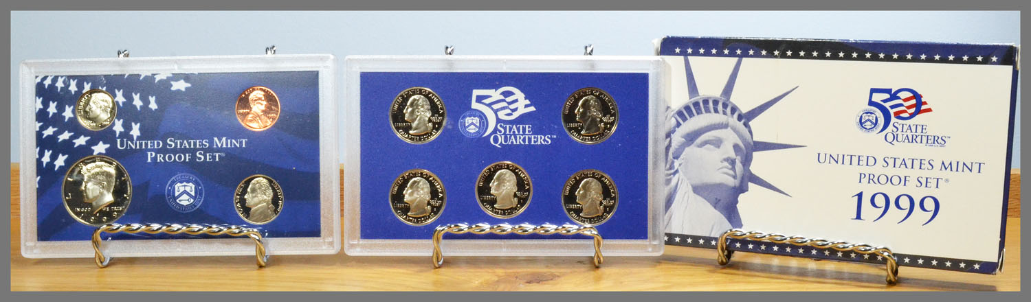 106 Coins-No Box//COA-21 Sets 1999-2019 S 90/% SILVER Proof Quarter Set
