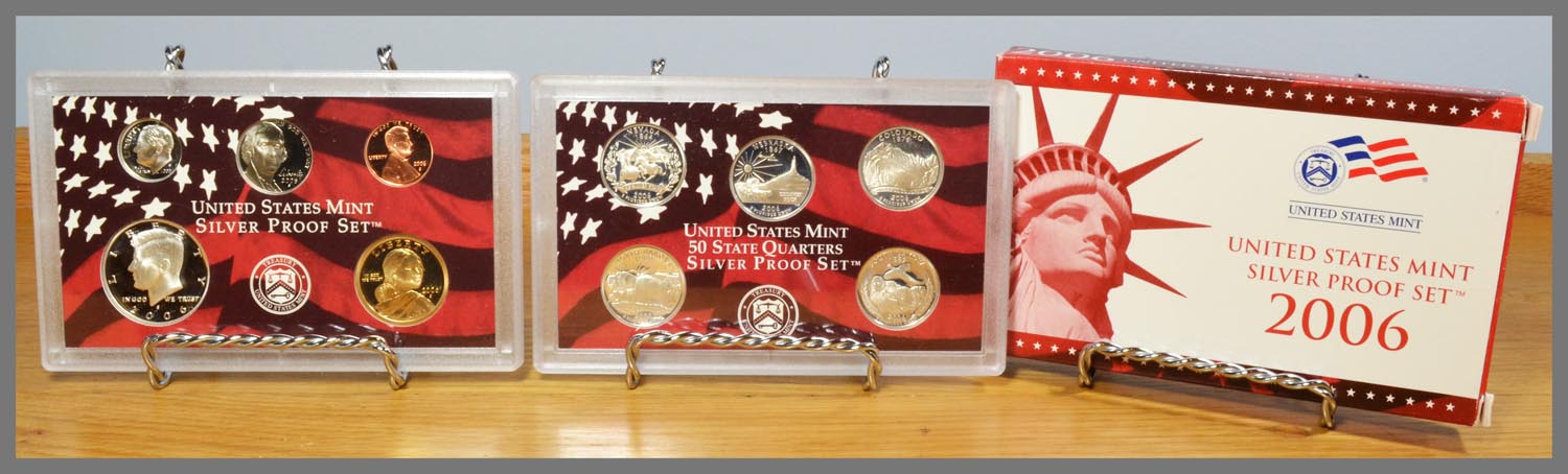 2006 Silver 10-Coin Proof Set and Packaging