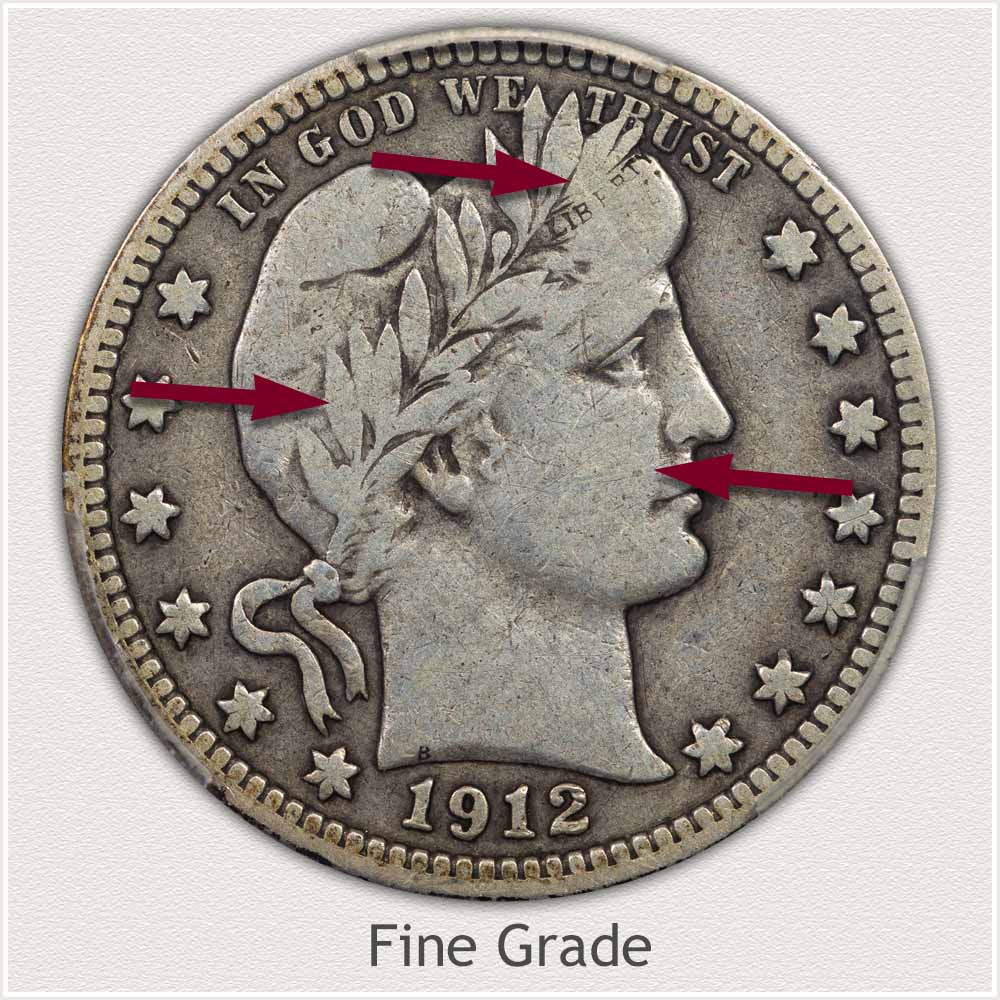 Fine Grade Barber Quarter