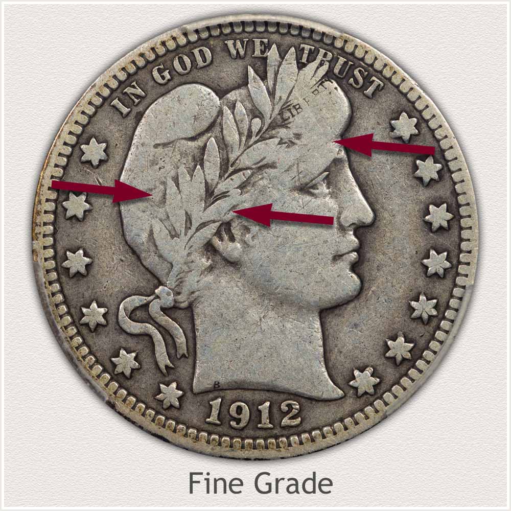 Fine Grade Barber Quarter