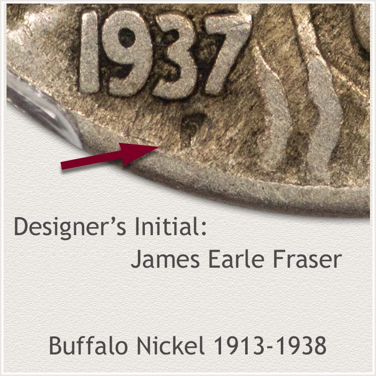 Designer James Earle Fraser Initial