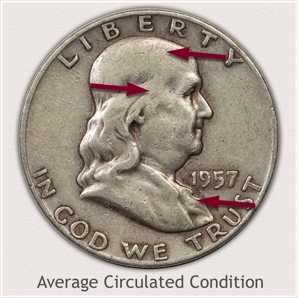 1 COIN Details about   1949-D Franklin Half Dollar NICE SLIDER 90% SILVER 