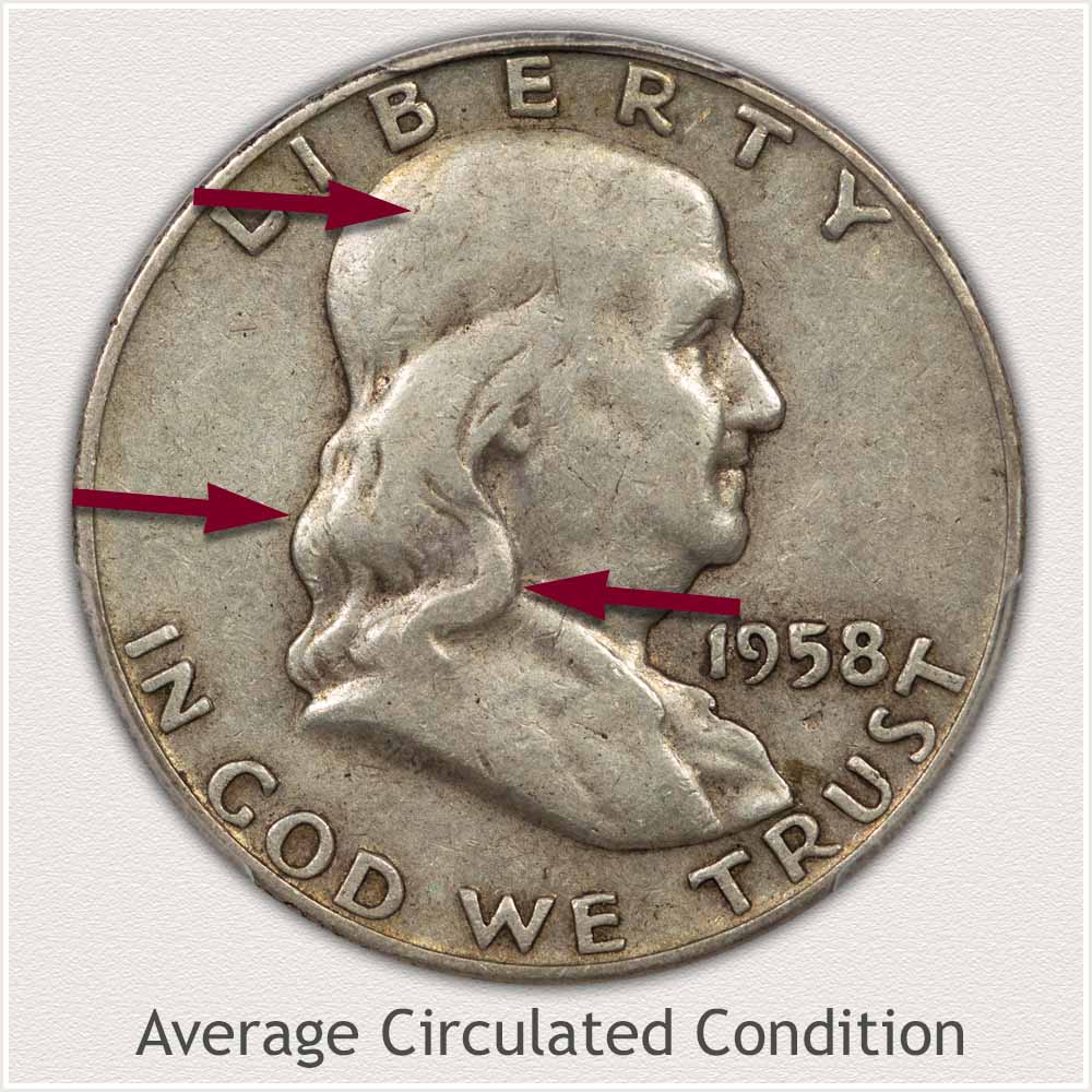 Franklin Half Dollar in Average Circulated Condition