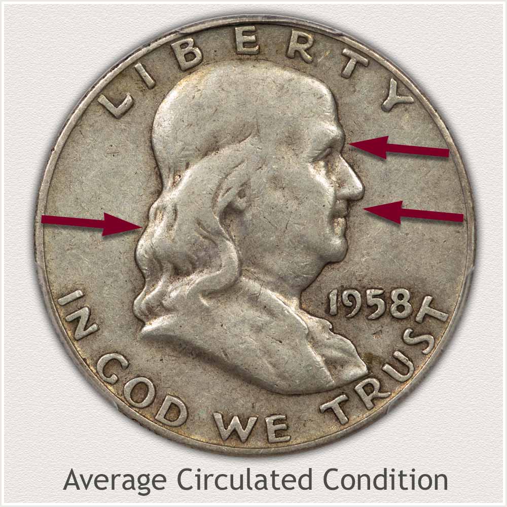 Franklin Half Dollar in Average Circulated Condition