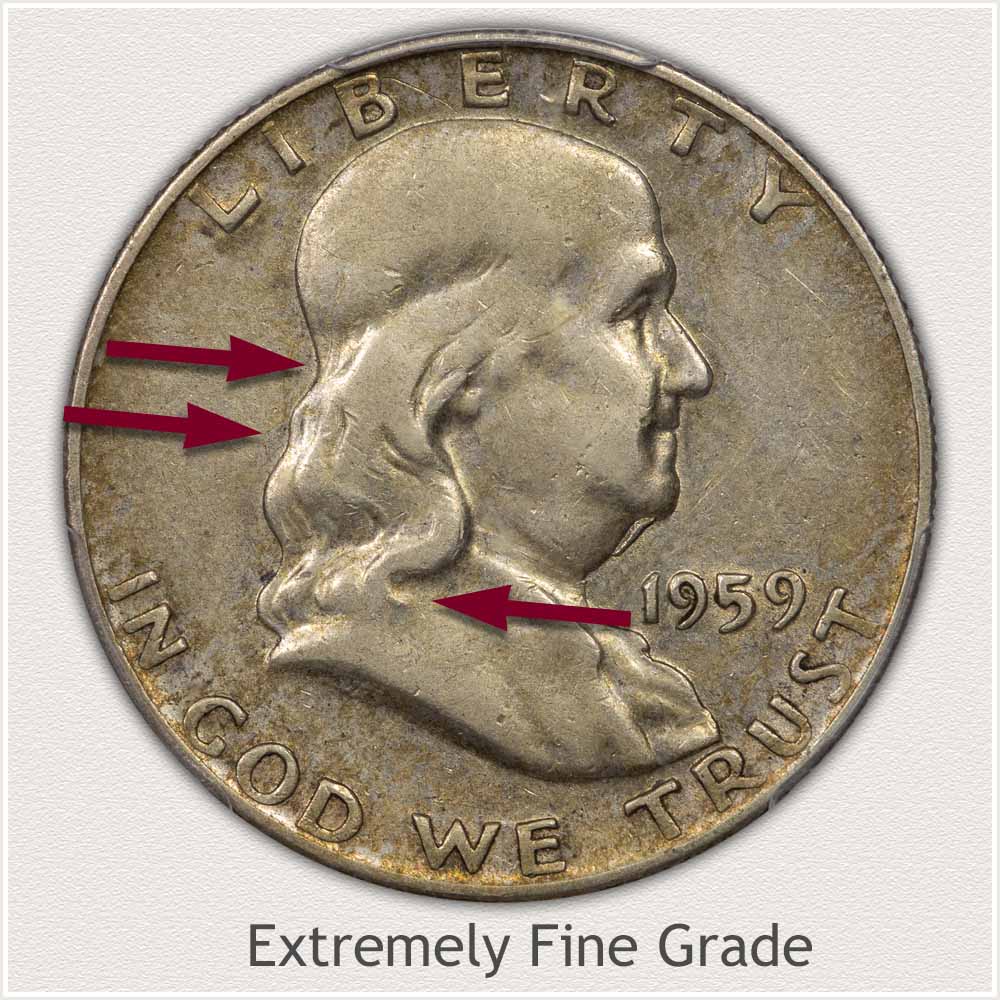 1958 50c Franklin Silver Half Dollar US Coin BU Uncirculated Mint State 