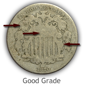 Grading Obverse Good Condition Shield Nickels