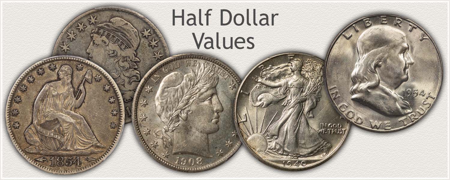 Half Dollar Worth Chart