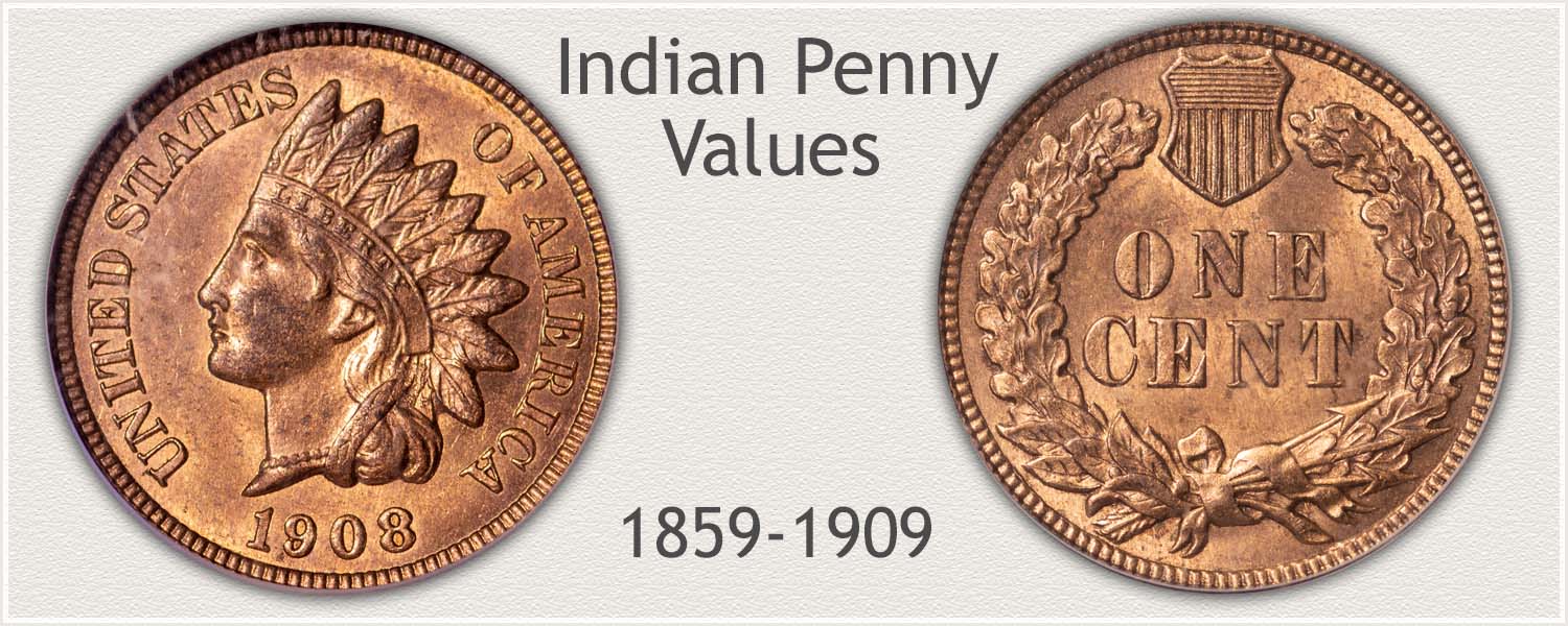 Wheat Penny Value Chart 1800 To 1959