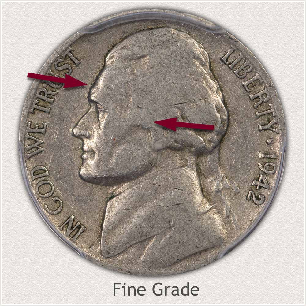 Jefferson Nickel Fine Grade