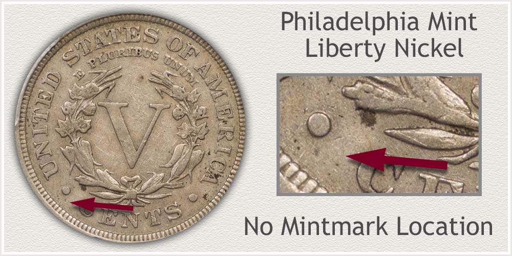 Philadelphia Mint Liberty V Nickel
