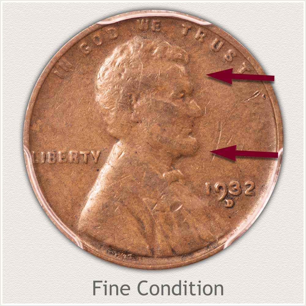 Circulated 1935 D Lincoln Wheat Penny Copper Coin Fill Your Book #0033 