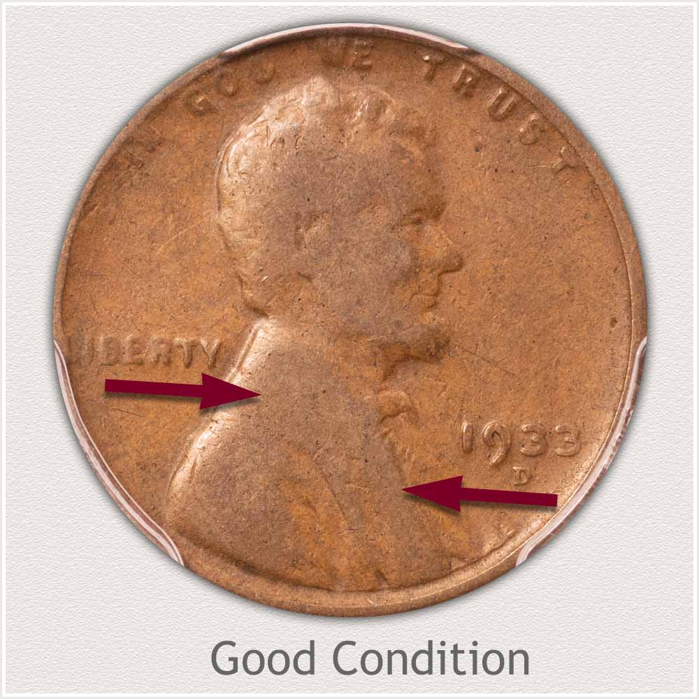 Lincoln Penny in Good Grade Condition